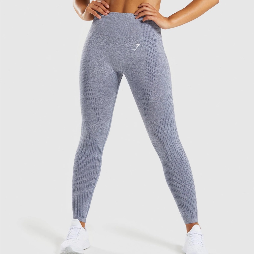 Gymshark Vital Seamless Leggings - Steel Blue